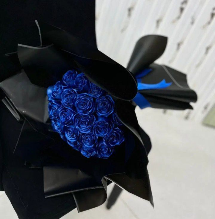 دسته گل رز روبانی مصنوعی ۱۸شاخه دسته گل شیک گل خواستگاری