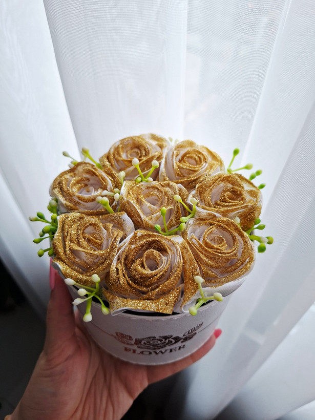 باکس گل رز روبانی باکس فلاور باکس باکس گل عیادت گل خواستگاری