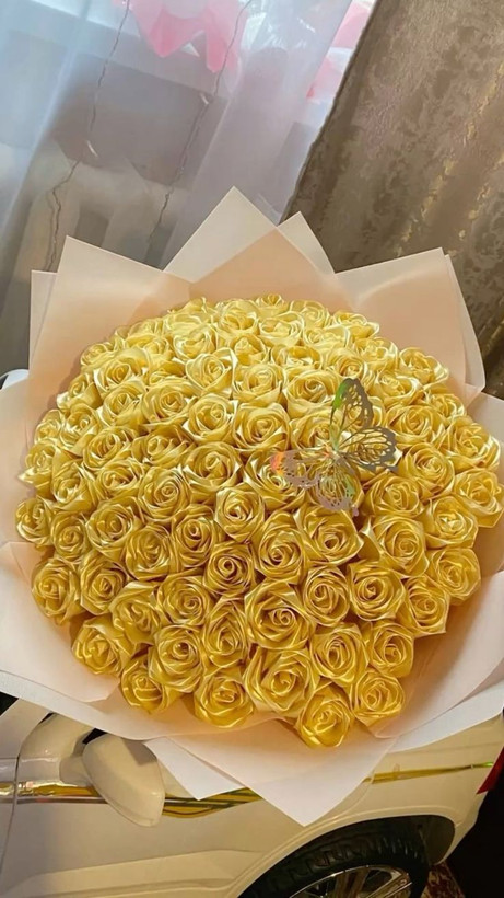 دسته گل ربانی مصنوعی 18 شاخه گل خواستگاری